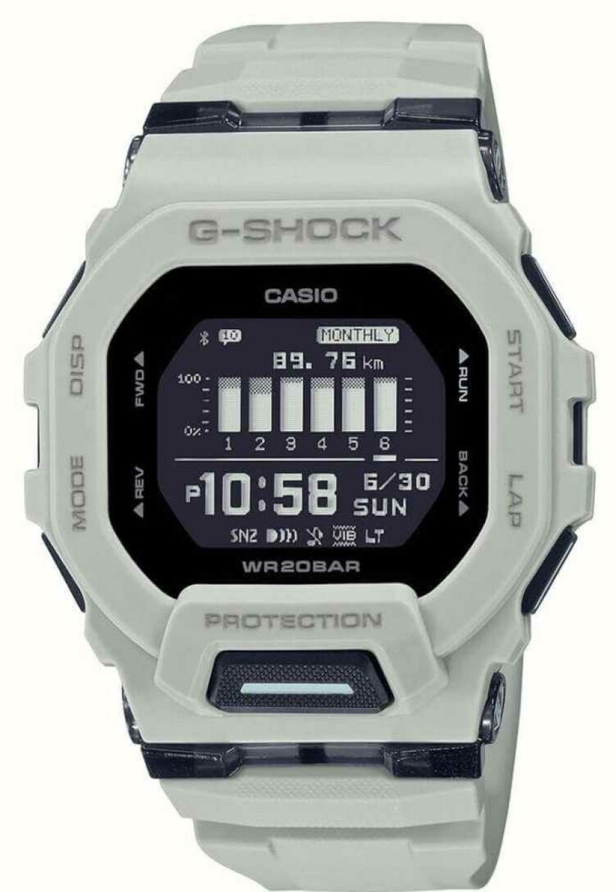 Men'S Casio | Casio G-Shock G-Squad Mens Grey Urban Utility Watch