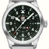 Men'S Luminox | Luminox P-38 Lightning 9520 Series 42Mm Steel Mesh