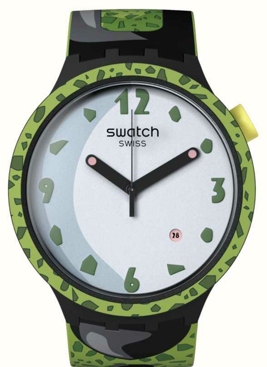 Men'S Swatch | Swatch Cell X Swatch Dragon Ball Z Watch