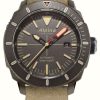 Men'S Alpina | Alpina Seastrong Diver 300 Automatic (44Mm) Grey Dial / Light Brown Leather