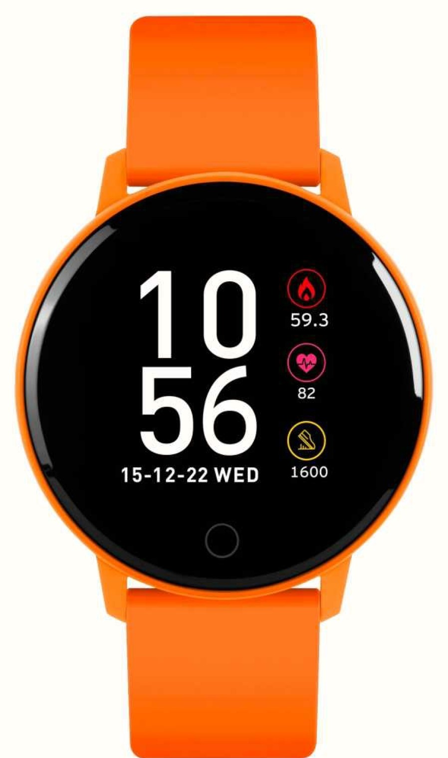 Men'S Reflex Active | Reflex Active Series 09 Multi-Function Smartwatch (42Mm) Digital Dial / Bright Orange Silicone