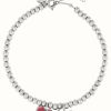 Jewelry Radley Jewellery | Radley Jewellery Ladies Love Letters Bas Metal Red Heart Bracelet