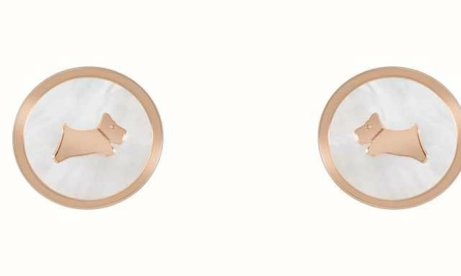 Jewelry Radley | Radley Jewellery Ladies Penny Fields Rose Gold Plated Stud Earrings