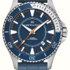 Men'S Hamilton | Hamilton Khaki Navy Scuba Automatic Syroco Special Edition (40Mm) Blue Dial / Blue Rubber Strap