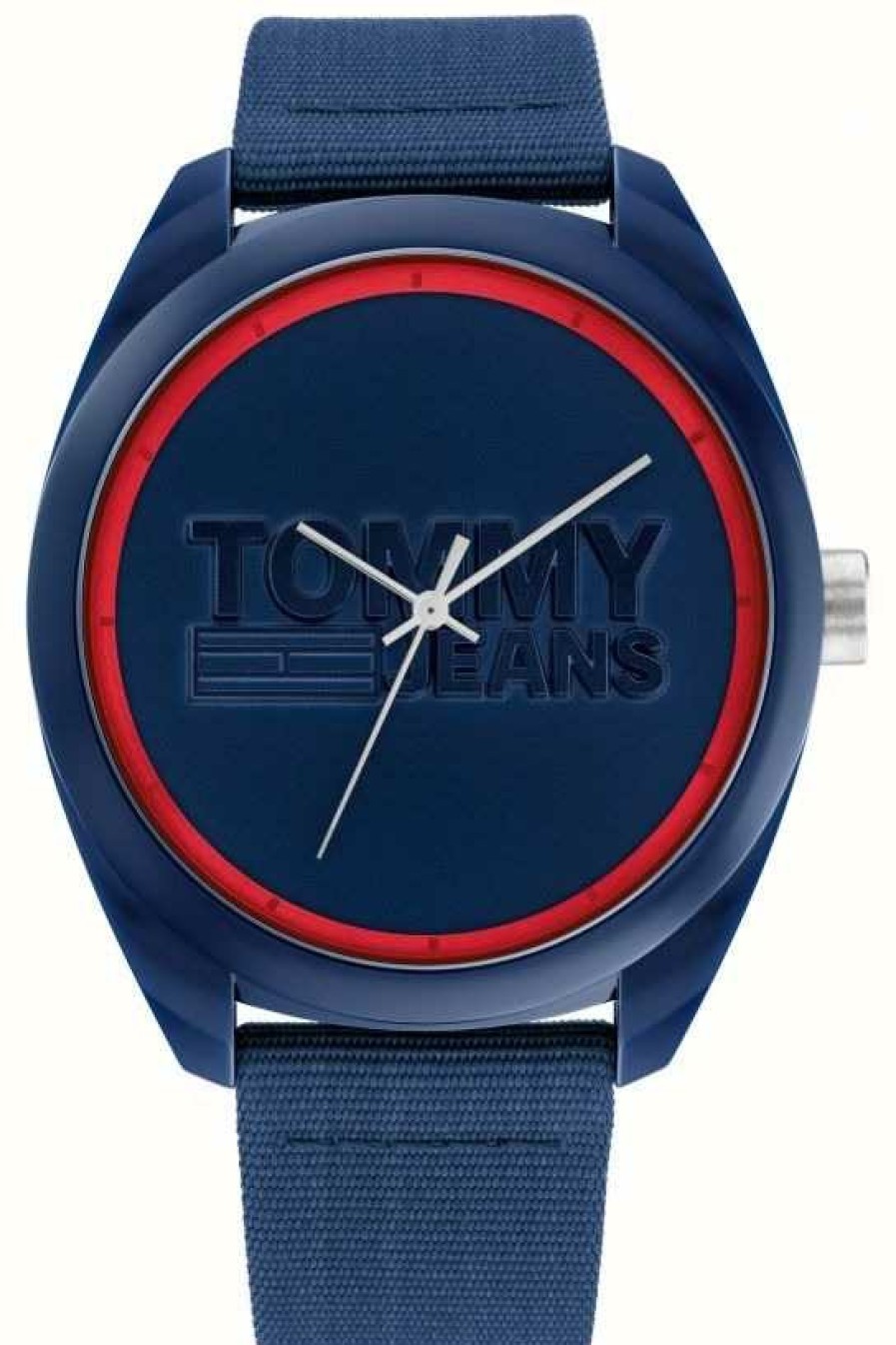 Men'S Tommy Hilfiger | Tommy Jeans Men'S | Blue Dial | Blue Nylon Strap