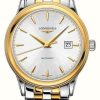 Men'S LONGINES | Longines Flagship 40Mm Automatic Two Tone Stainless Steel