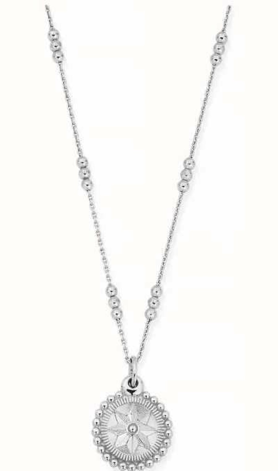 Jewelry ChloBo Jewellery | Chlobo Triple Bobble Wandering Free Sterling Silver Necklace