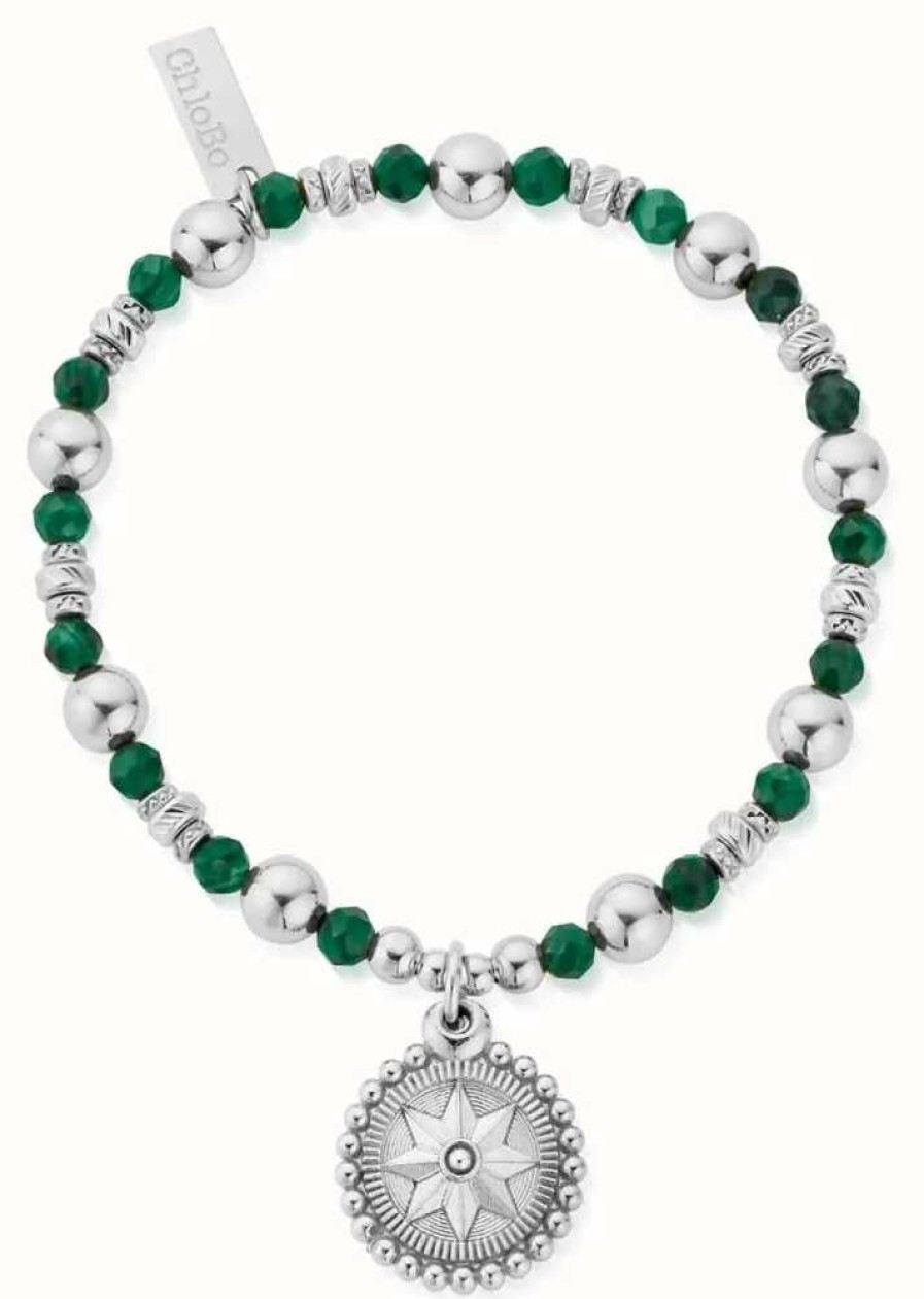 Jewelry ChloBo Jewellery | Chlobo Wandering Free Malachite Bracelet