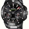 Men'S Festina | Festina Chrono Bike Special Edition Hybrid Connected Black / Black