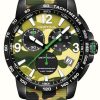 Men'S Certina | Certina Ds Podium Lap Timer | Green Camouflage Dial | Green Camouflage Fabric Strap