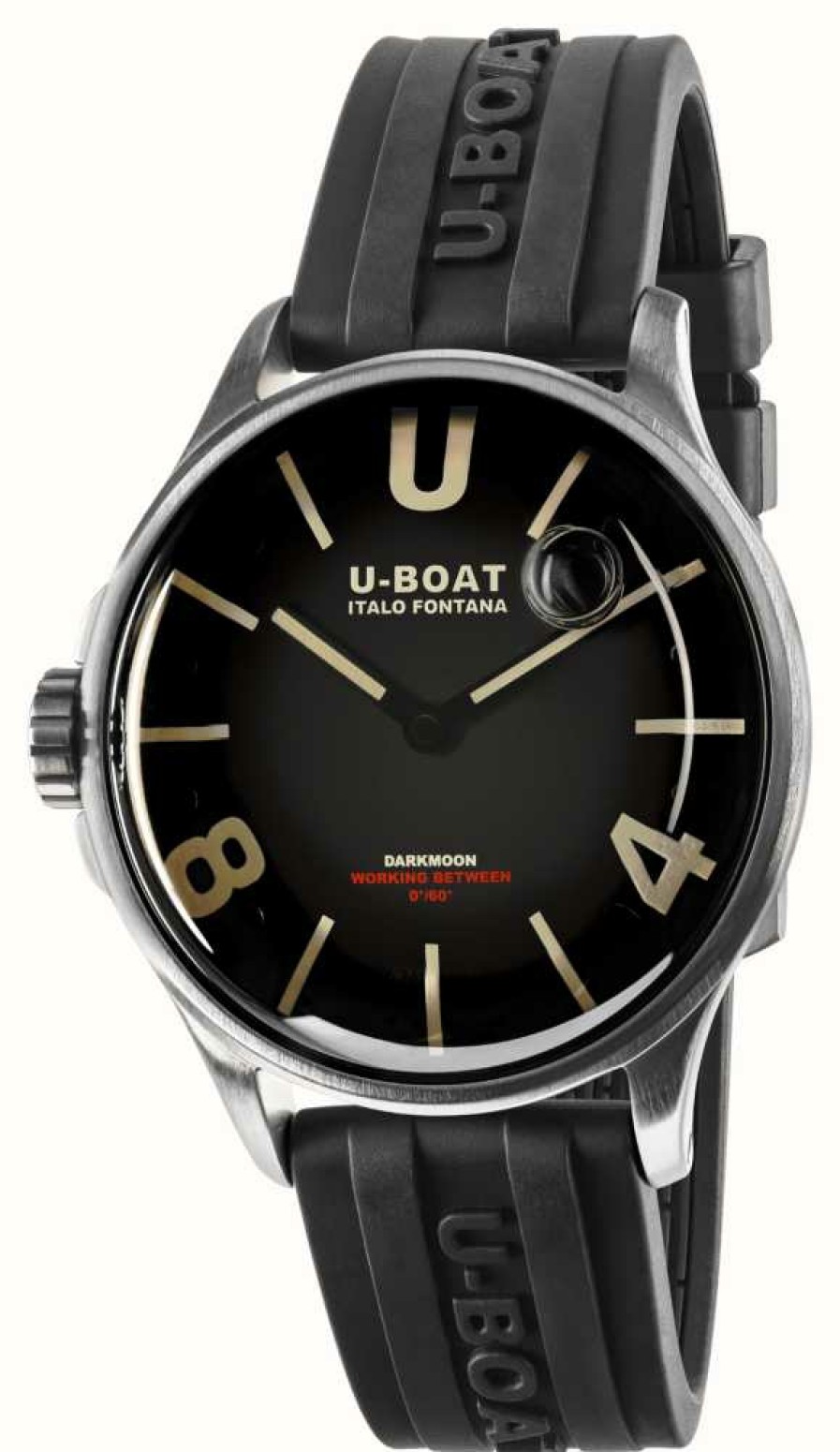 Men'S U-Boat | U-Boat Darkmoon 40Mm Black Stainless Steel