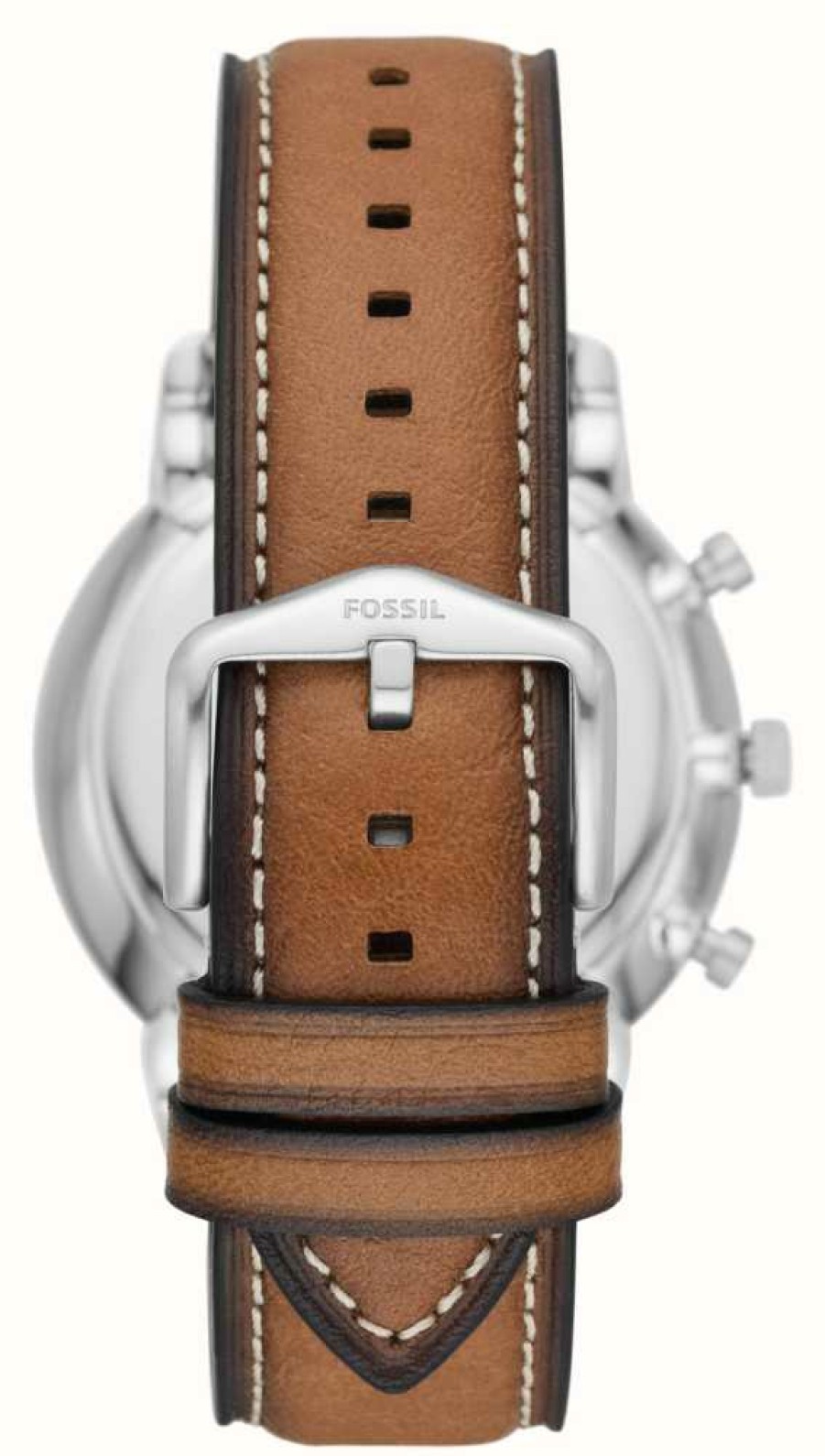 Men'S Fossil | Fossil Men'S Neutra | Green Chronograph Dial | Tan Eco Leather Strap