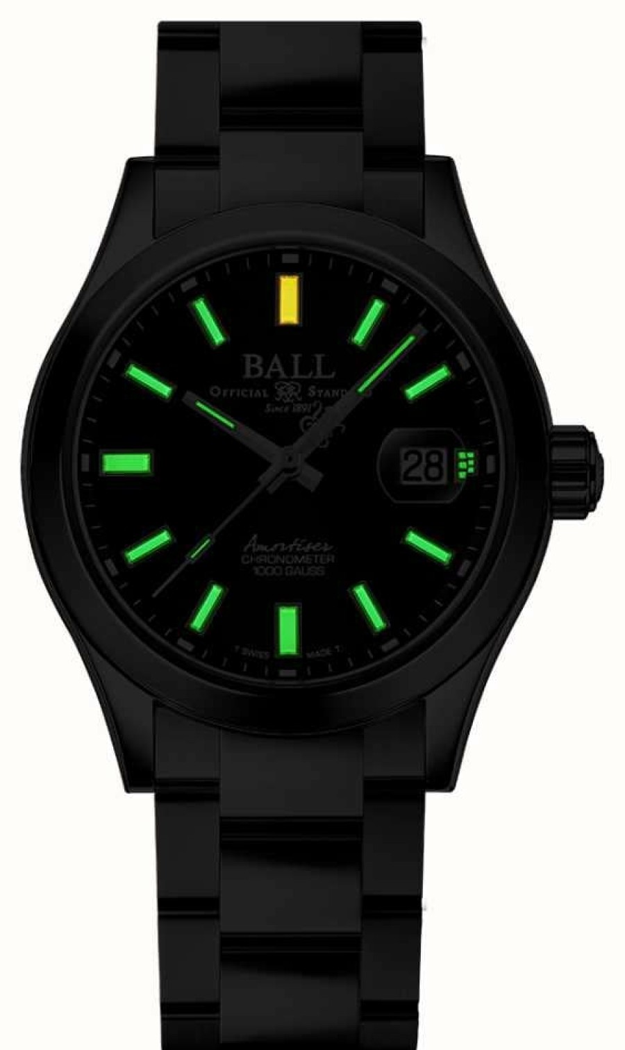 Men'S Ball Watch Company | Ball Watch Company Engineer Master Ii Endurance 1917 Black Dial