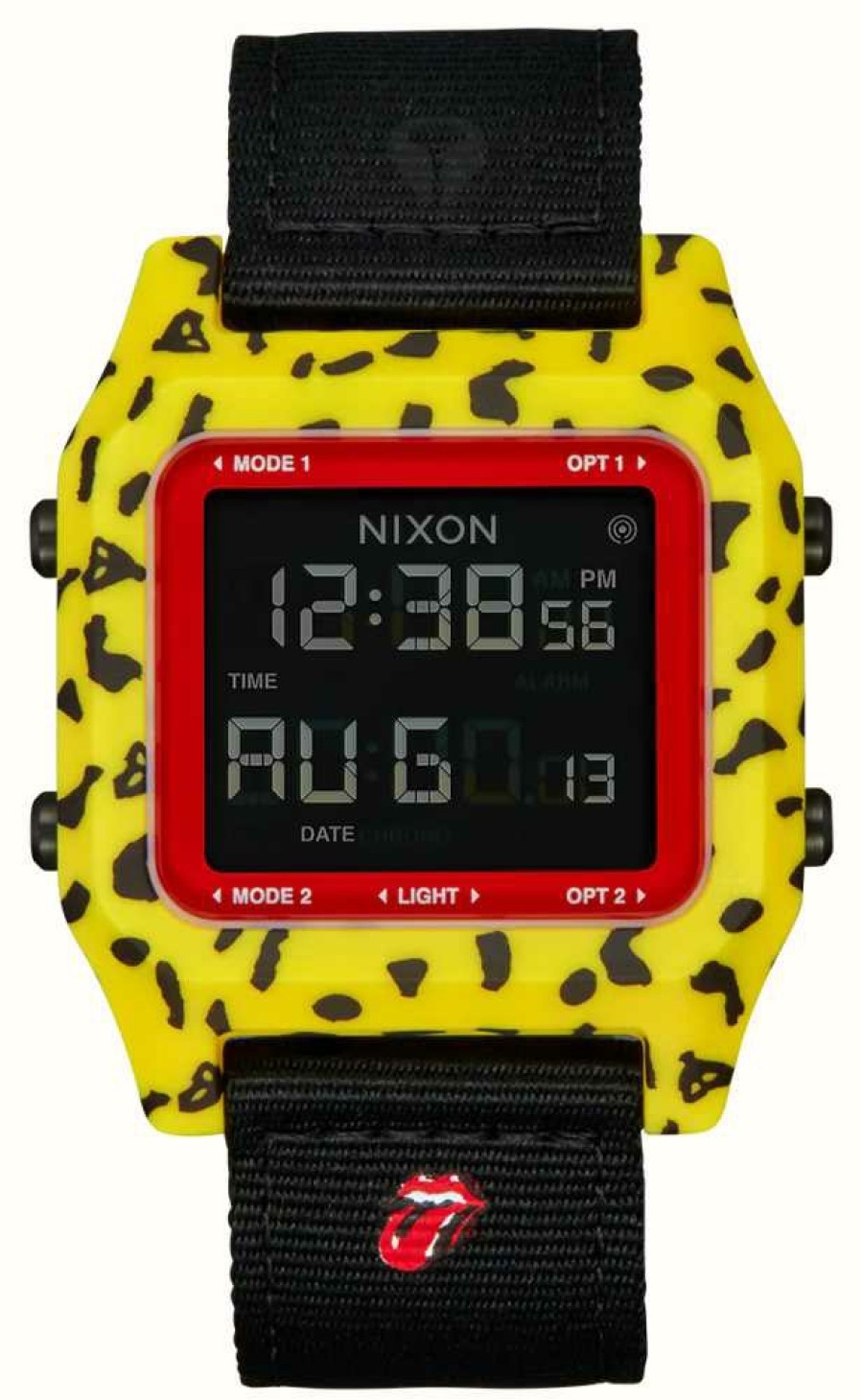 Women'S Nixon | Nixon Rolling Stones Staple Yellow Case Watch