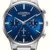 Men'S Roamer | Roamer R-Line Multifunction | Blue Dial | Stainless Steel Bracelet