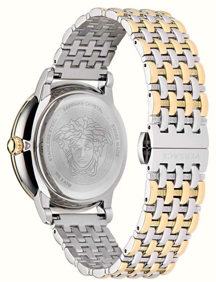 Women'S Versace | Versace La Medusa (38Mm) Silver Dial / Two-Tone Stainless Steel