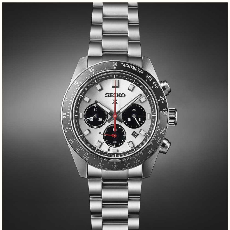 Men'S Seiko | Seiko Prospex Speedtimer 'Go Large' Solar Chronograph