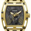 Men'S Guess | Guess Men'S Legend | Black Dial | Black Leather Strap