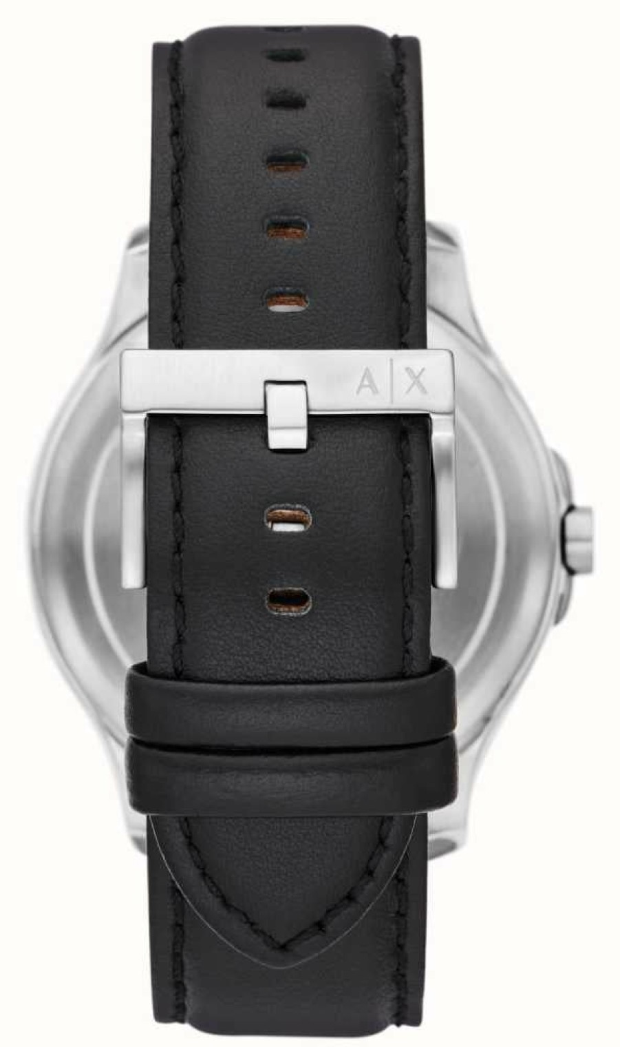 Men'S Armani Exchange | Armani Exchange Men'S | Grey Dial | Black Leather Strap