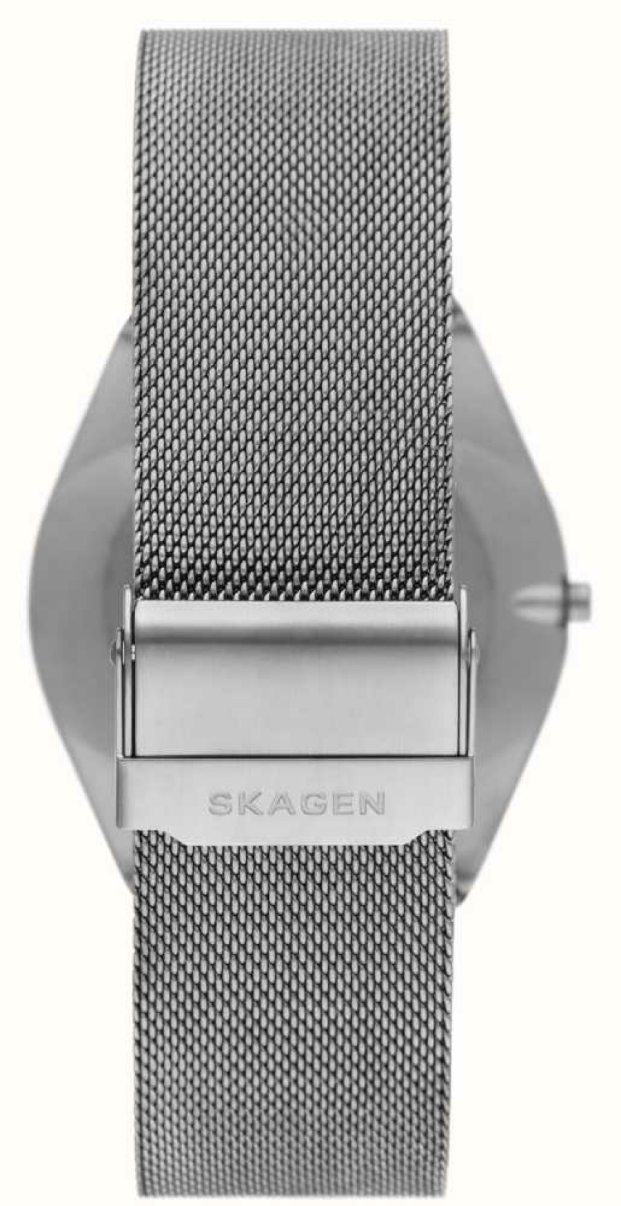 Men'S Skagen | Skagen Men'S Grenen | Blue Dial | Gunmetal Steel Mesh Bracelet