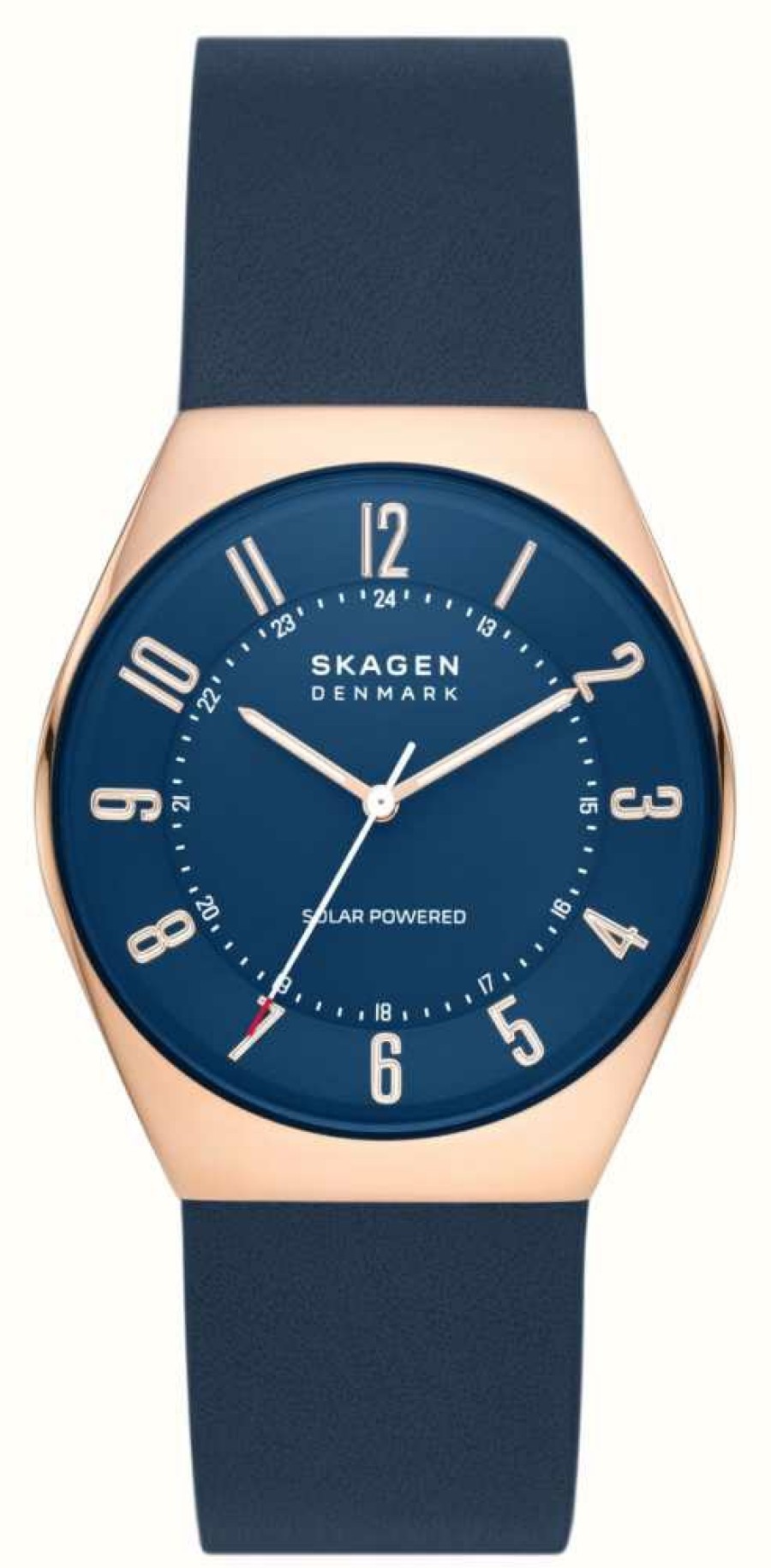 Men'S Skagen | Skagen Grenen | Blue Dial | Blue Leather Strap