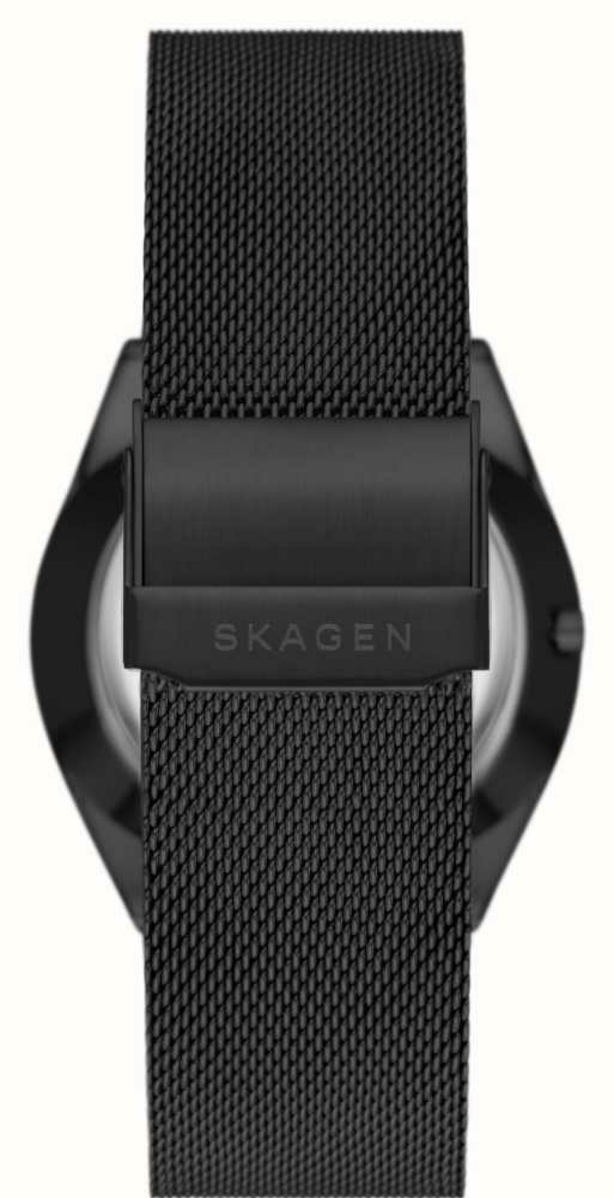 Men'S Skagen | Skagen Men'S Grenen Solar | Blue Dial | Black Steel Mesh Bracelet