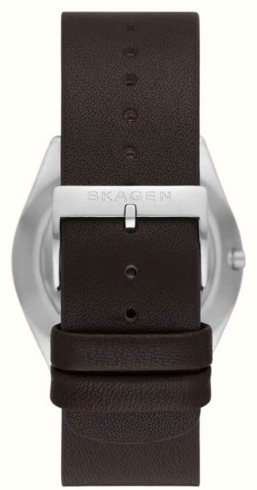 Men'S Skagen | Skagen Men'S Grenen Solar | Blue Dial | Brown Leather Strap