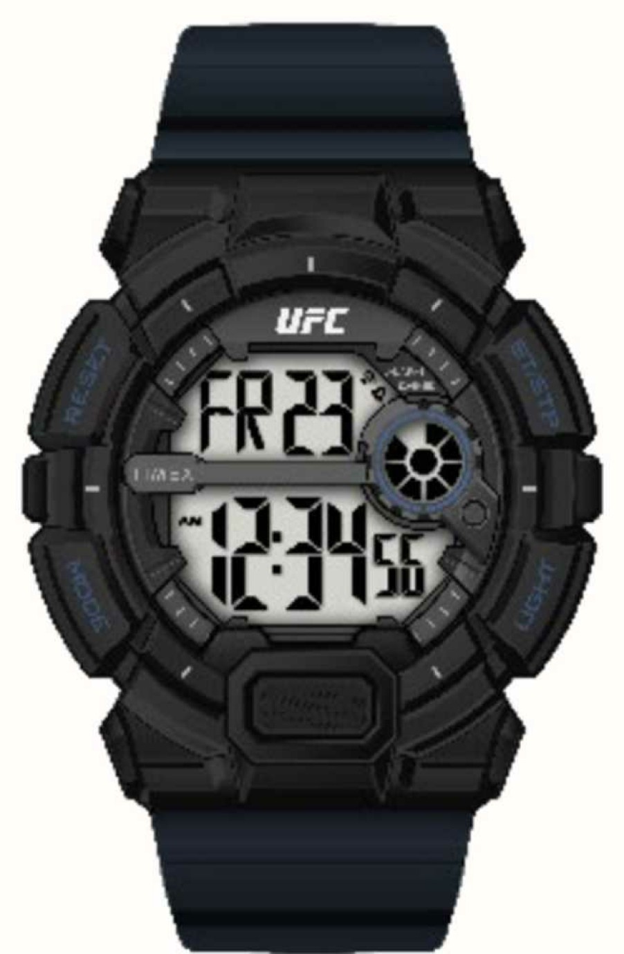 Men'S Timex | Timex X Ufc Striker Digital / Black Rubber