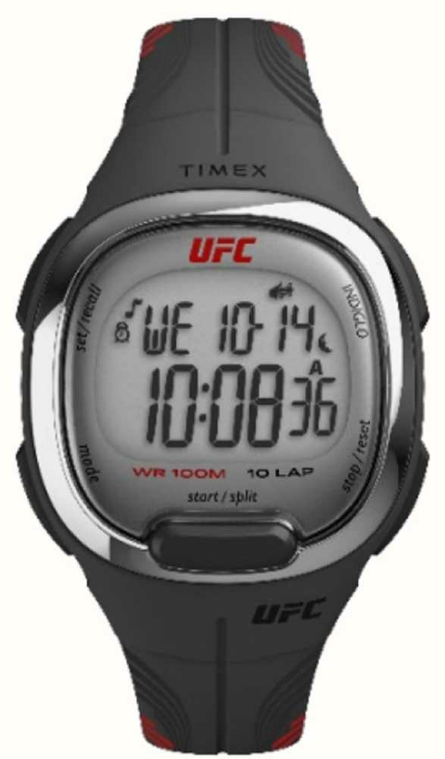 Men'S Timex | Timex X Ufc Takedown Digital / Grey Rubber