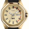 Men'S Timex | Timex X Ufc Pro Gold Dial / Black Silicone