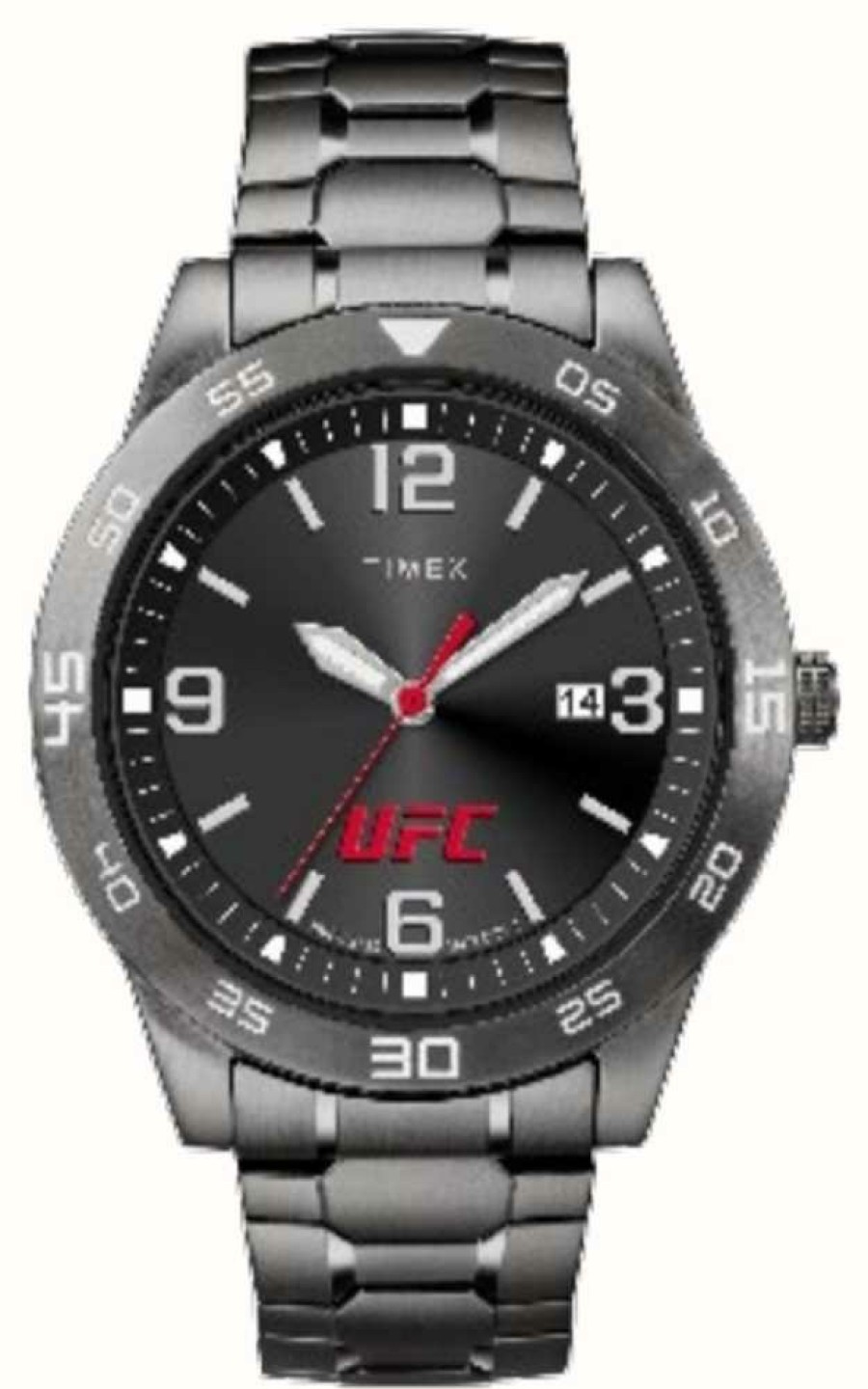 Men'S Timex | Timex X Ufc Legend Gunmetal Pvd Stainless Steel