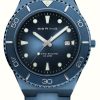 Men'S Bering | Bering Arctic Sailing | Blue Dial | Blue Pvd Plated Steel Bracelet