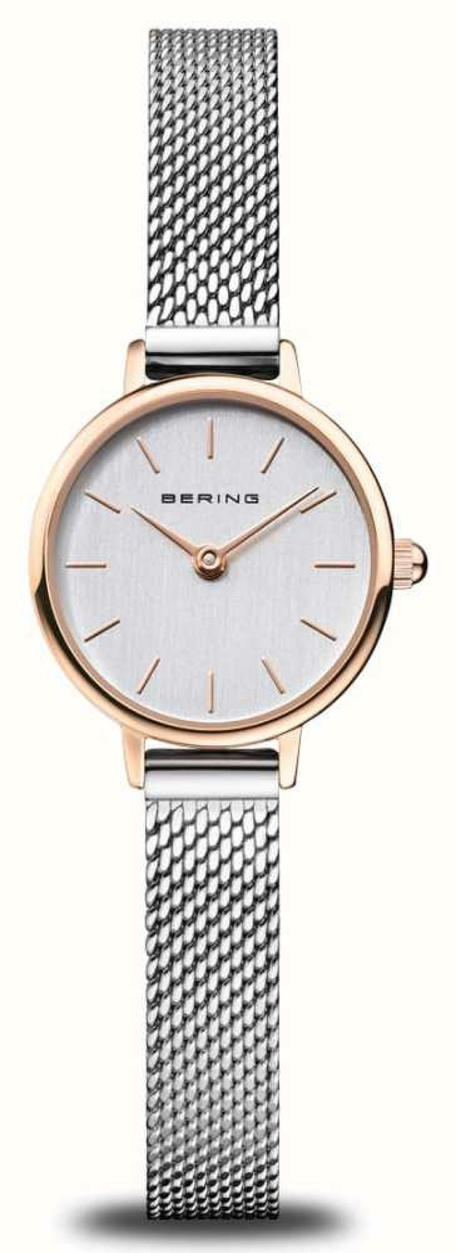 Women'S Bering | Bering Classic | Gift Set | Silver Dial | Stainless Steel Bracelet