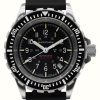 Men'S Marathon | Marathon Large Divers Automatic | Gsar | Black Dial | Black Silicone Strap