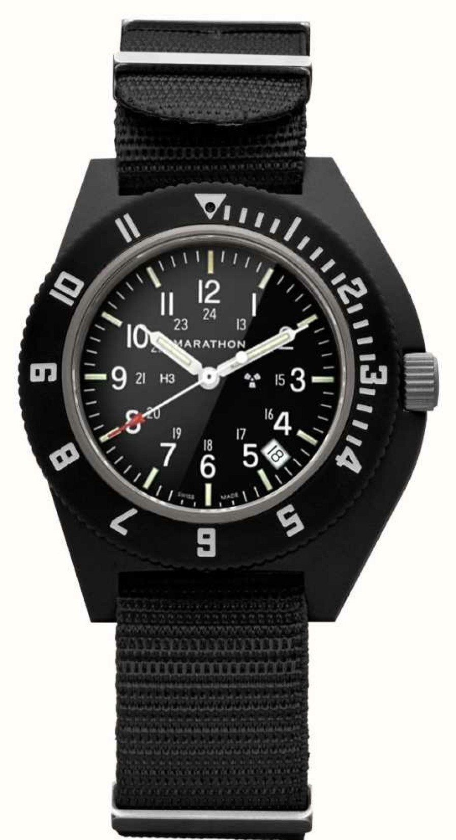 Women'S Marathon | Marathon Pilot'S Navigator | Date | Black Dial | Black Nato Strap