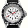 Women'S Marathon | Marathon Arctic Edition Medium Diver'S Automatic | Msar Auto | White Dial | Black Silicone Strap