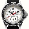 Women'S Marathon | Marathon Arctic Edition Medium Diver'S Quartz | Msar | White Dial | Black Silicone Strap