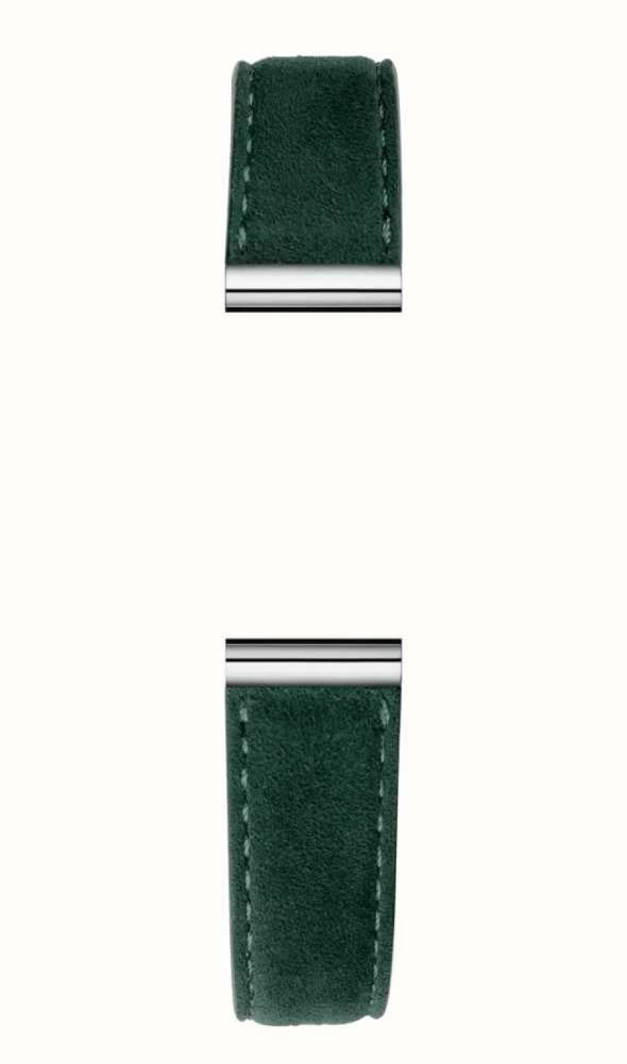 Women'S Herbelin | Herbelin Antares Interchangeable Watch Strap - Green Suede Leather / Stainless Steel - Strap Only