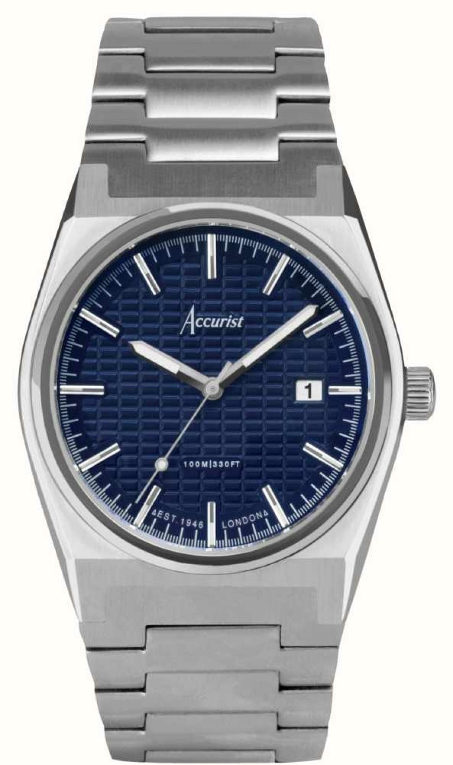 Men'S Accurist | Accurist Origin Mens | Blue Dial | Stainless Steel Bracelet