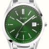 Men'S Accurist | Accurist Everyday Mens | Green Dial | Stainless Steel Bracelet