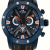 Men'S TW Steel | Tw Steel World Rally Championship Limited Edition (47Mm) Blue Dial / Blue Hybrid Rubber Strap