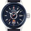 Men'S TW Steel | Tw Steel Red Bull Ampol Racing (45Mm) Blue Dial / Blue Canvas Hybrid Strap