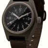 Men'S Marathon | Marathon Sage Green General Purpose Quartz (Gpq) | Sage Green Ballistic Nylon Strap