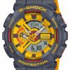 Men'S Casio | Casio G-Shock | 90S Sporty Colour Series | Yellow Resin Strap