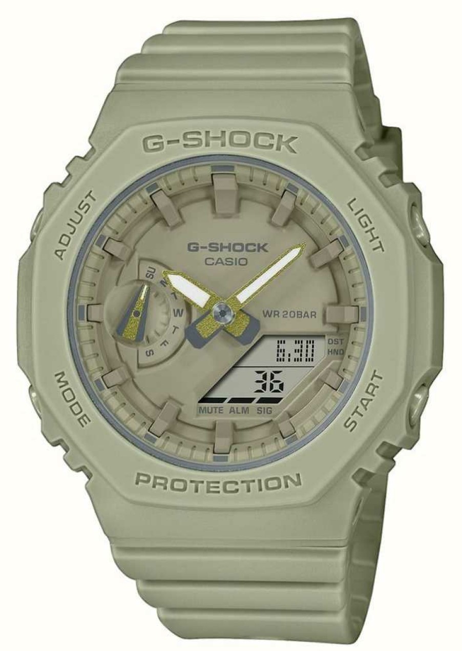 Men'S Casio | Casio G-Shock | Basic Colour Series | Khaki Green