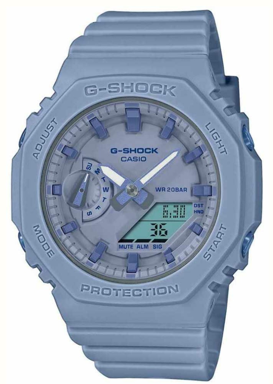 Women'S Casio | Casio G-Shock | Basic Colour Series | Pale Denim