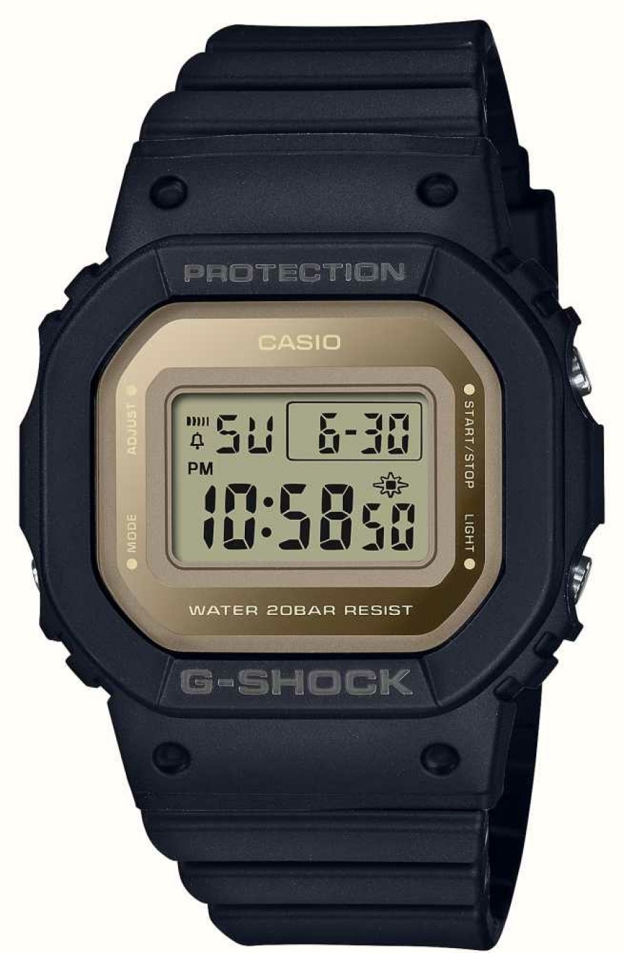 Women'S Casio | Casio G-Shock Women'S | Black Resin Strap | Digital Display