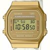 Women'S Casio | Casio Vintage Transparent Resin Strap Illuminator