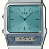 Women'S Casio | Casio Vintage | Blue Dial | Stainless Steel Bracelet