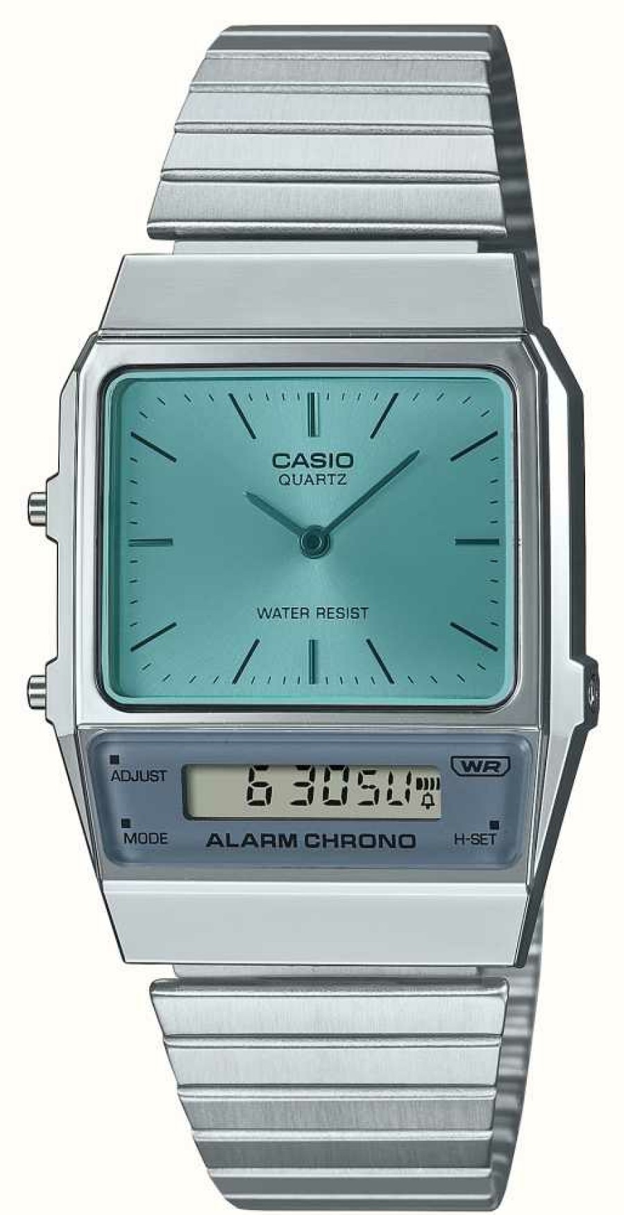 Women'S Casio | Casio Vintage | Blue Dial | Stainless Steel Bracelet